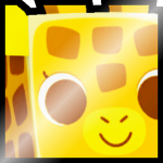 Shiny Golden Huge Giraffe