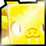 Shiny Golden Huge Ice Snake