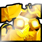 Shiny Golden Huge Jungle Golem