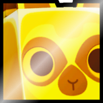 Shiny Golden Huge Lemur