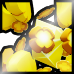 Shiny Golden Huge Lucki Golem