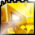 Shiny Golden Huge Mech Dino