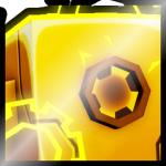 Shiny Golden Huge Mechatronic Robot