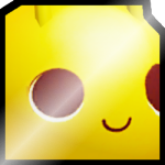 Shiny Golden Huge Meebo The Alien Ball