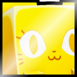 Shiny Golden Huge Mermaid Cat