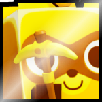 Shiny Golden Huge Mining Raccoon