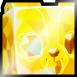 Shiny Golden Huge Mosaic Corgi