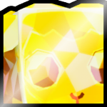 Shiny Golden Huge Mosaic Lamb