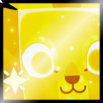 Shiny Golden Huge Nebula Lion