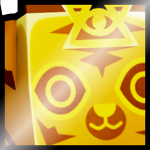 Shiny Golden Huge Oracle Tiger