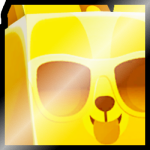 Shiny Golden Huge Party Corgi