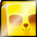 Shiny Golden Huge Party Crown Corgi