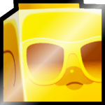 Shiny Golden Huge Party Crown Ducky