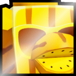 Shiny Golden Huge Party Crown Hippomelon