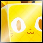 Shiny Golden Huge Pineapple Cat