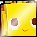 Shiny Golden Huge Pixel Bee