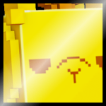 Shiny Golden Huge Pixel Capybara