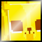 Shiny Golden Huge Pixel Corgi