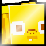 Shiny Golden Huge Pixel Goblin