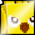 Shiny Golden Huge Pixel Griffin
