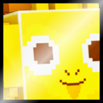 Shiny Golden Huge Pixel Monkey