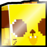 Shiny Golden Huge Pixel Otter