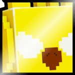 Shiny Golden Huge Pixel Shadow Griffin