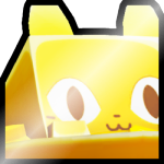 Shiny Golden Huge Pot of Gold Cat