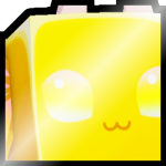 Shiny Golden Huge Rave Butterfly