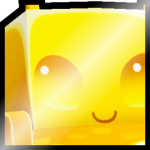 Shiny Golden Huge Rave Meebo in a Spaceship