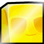 Shiny Golden Huge Rave Slime