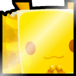 Shiny Golden Huge Reindeer Axolotl