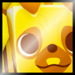 Shiny Golden Huge Robber Pug