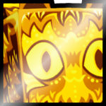 Shiny Golden Huge UV Cat