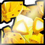 Shiny Golden Huge Watermelon Golem