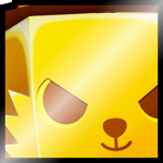 Shiny Golden Huge Witch Wolf