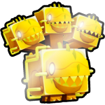 Shiny Golden Hydra Dino