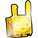 Shiny Golden Ice Bunny