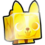 Shiny Golden Ice Corgi