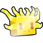Shiny Golden Jelly Alien