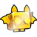 Shiny Golden Junkyard Bat