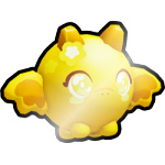 Shiny Golden Kawaii Dragon Ball