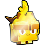 Shiny Golden Knight Cat