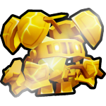 Shiny Golden Knight Golem