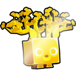 Shiny Golden Leafy Deer