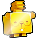 Shiny Golden Librarian Beaver
