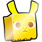 Shiny Golden Llama