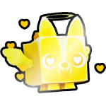 Shiny Golden Love Corgi