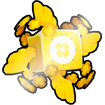 Shiny Golden Lucki Angelus