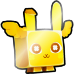 Shiny Golden Lucki Bunny